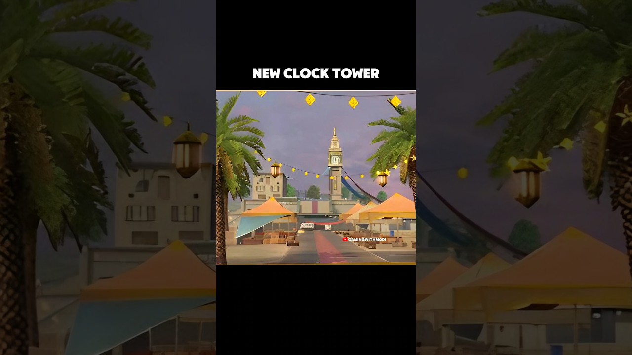 New Clock Tower 💀🔥! Ramadan Special Clock Tower Update Free Fire 🔥😱 