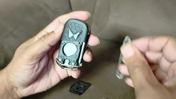 XUV 700 car key fob battery type and replacement