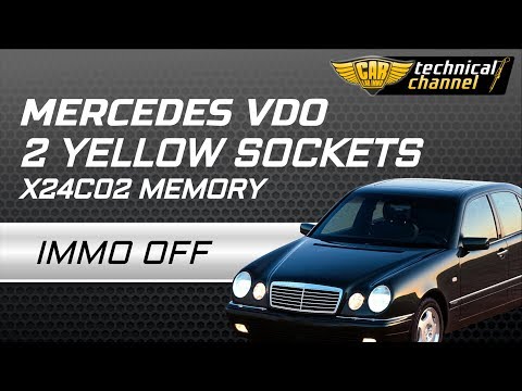 Mercedes W210 (VDO MSE ECU) IMMO OFF with Julie Emulator™ by CarLabImmo