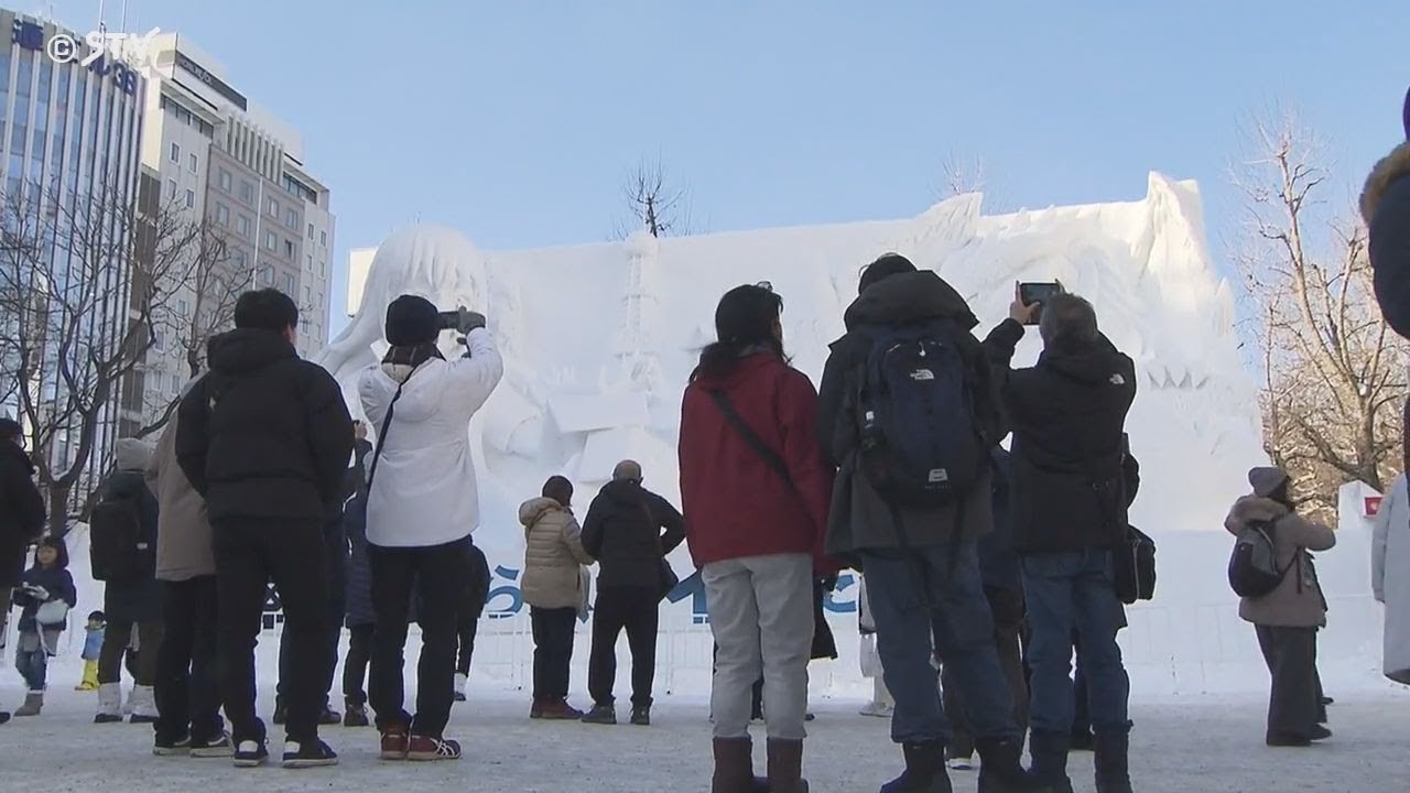 自衛隊の大雪像制作1基減へ 2027年さっぽろ雪まつり 国際情勢緊迫で