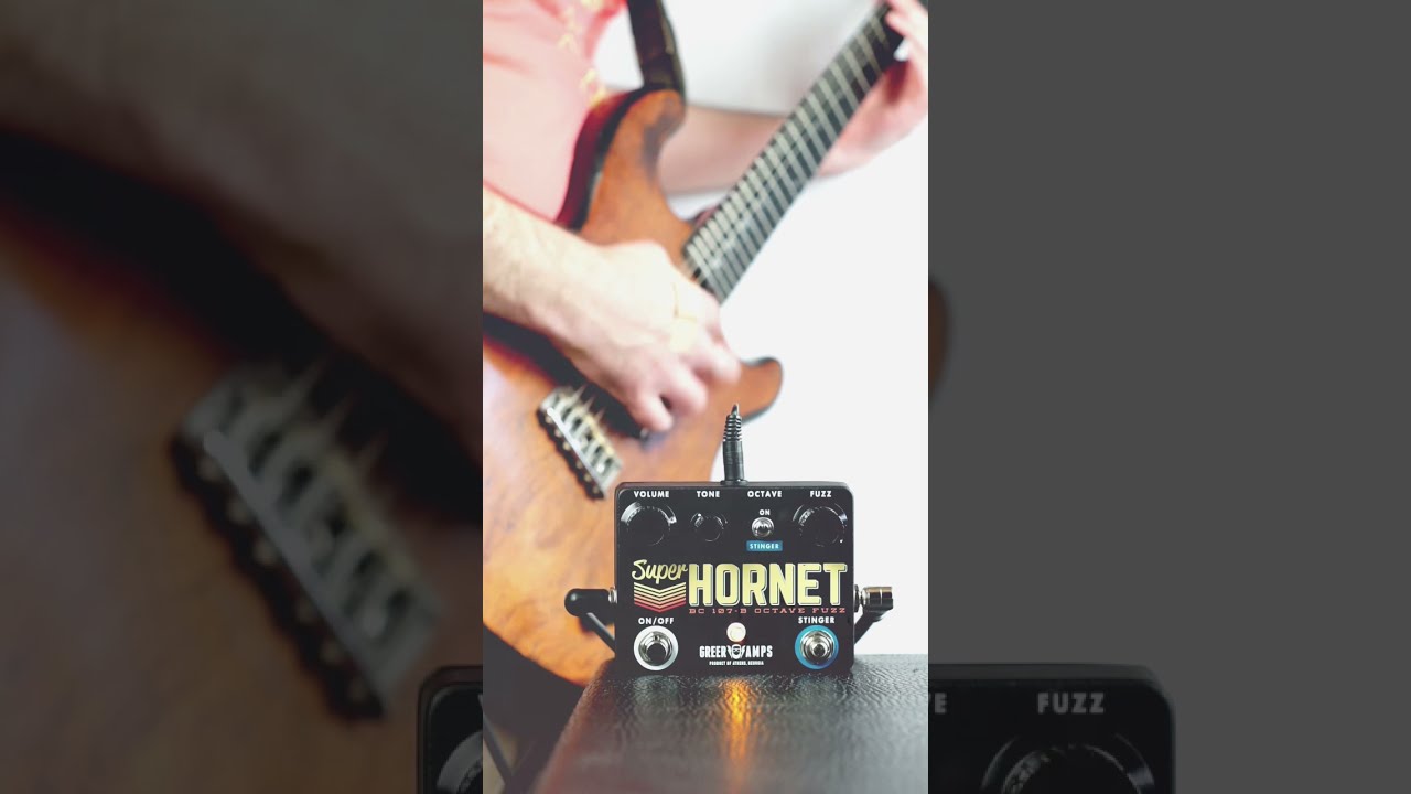 Greer Super Hornet Octave Fuzz + Kramer Aluminum Neck 350G - YouTube