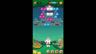 LINE バブル2 STAGE 1661 黄金コニー アイテムあり ×1.5 Silver Cony LINE BUBBLE 2