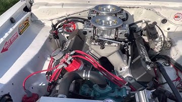 Mopar 470ci Indy tunnel ram 1st run