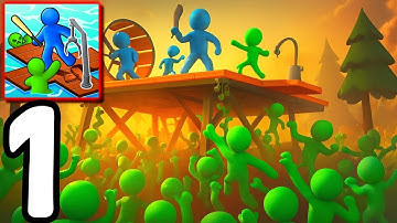 Zombie Raft -Gameplay Walkthrough Part 1-Build The Raft & Survive Zombies(Ios,Android