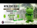 Metal gear solid 3 speedrun  all kerotans master collection  12929 wr