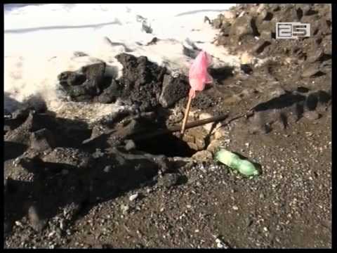 დიდთოვლობის შედეგად ღიად დარჩენილი ან დაზიანებული საკანალიზაციო ჭის სახურავები