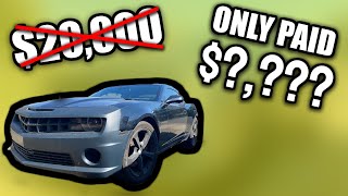 I bought the cheapest V8 Camaro in the world 2011 Camaro LS3 V8
