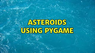 Celebrity Asteroids using pygame Profile