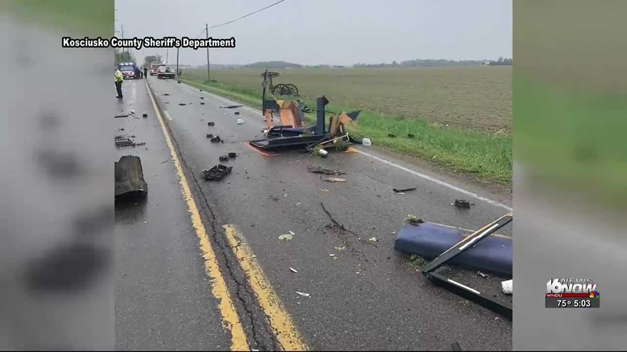 Nappanee woman, horse killed in crash