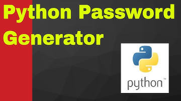 Password generator in python 2 & 3