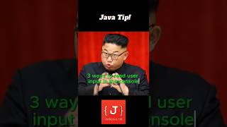 Java Tip: 3 Ways to Read Input in Console #javatips #javaprogramming #kimjongun