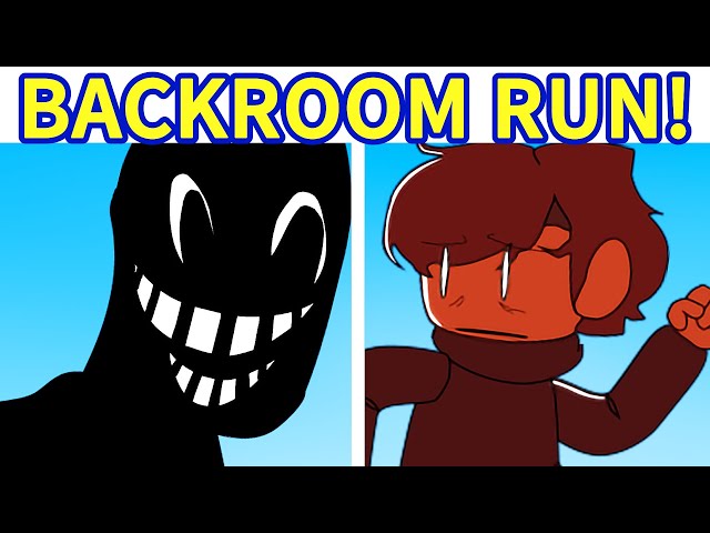 FNF Running in The Backroom – Run For Your Life Mod - Play Online