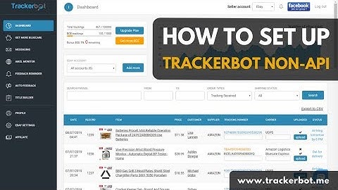 How to set up Trackerbot NON-API