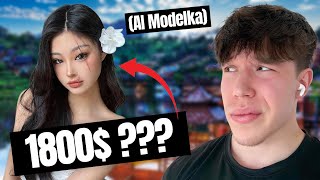 AI modelka s jazvou na čele, s obratom 7500€ za 4 mesiace 🤯