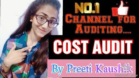 Auditing (Part 34) for [CA/CS/UGCNET/JRF] COST AUDIT