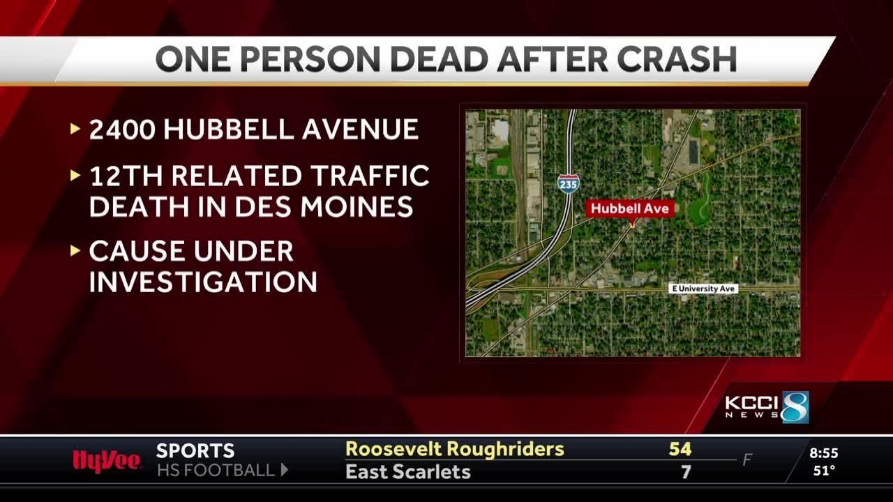 Des Moines man killed in crash - YouTube