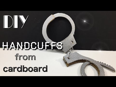 【ダンボール工作】手錠でゲットだぜ！ handcuffs【cardboard craft】