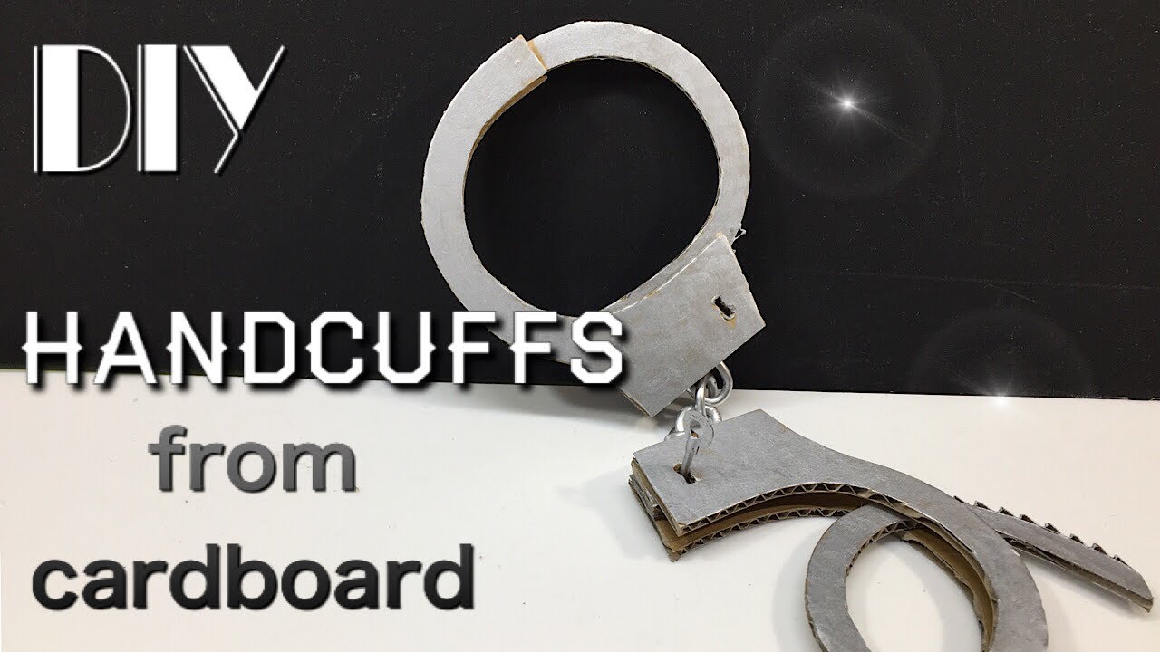 ダンボール工作 手錠でゲットだぜ Handcuffs Cardboard Craft Youtube