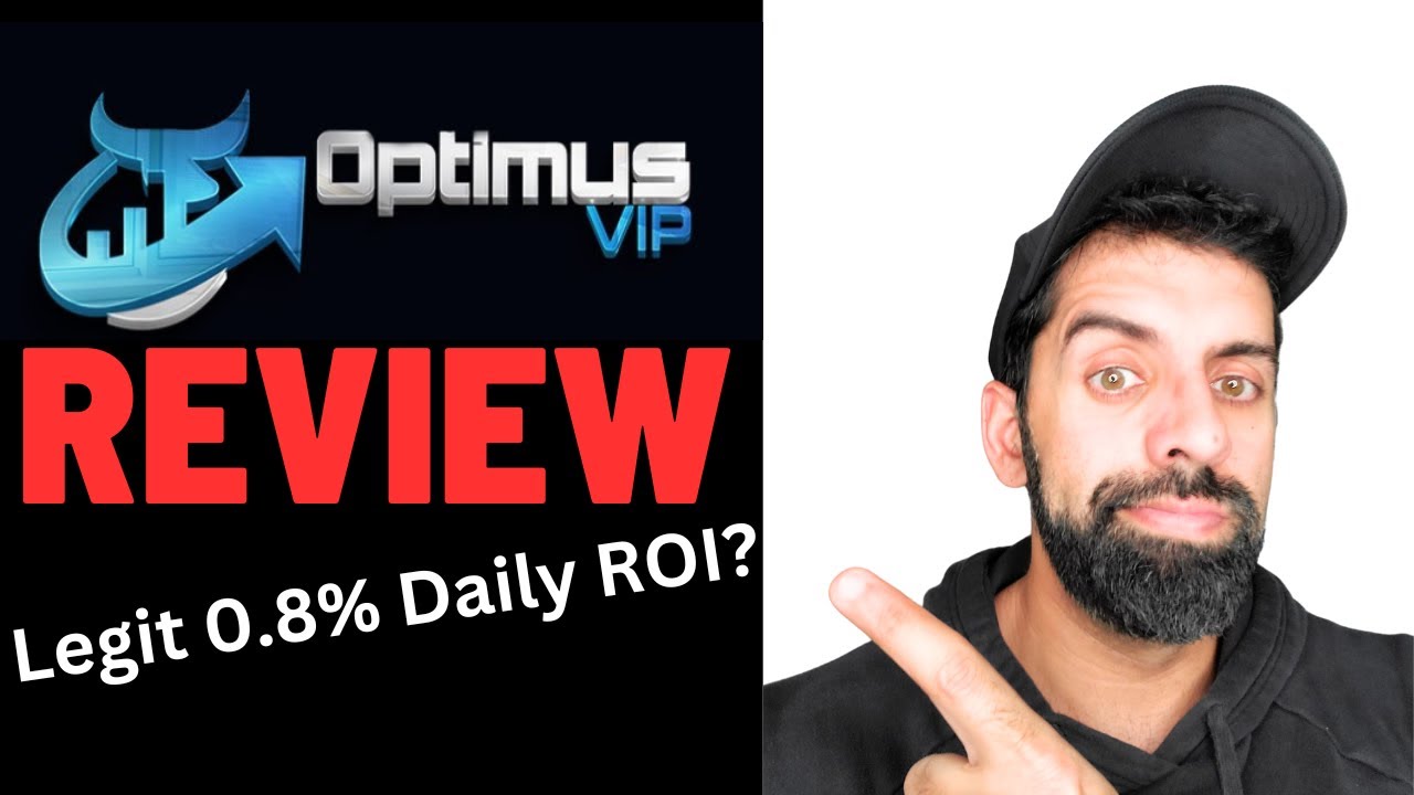 Optimus VIP Review - SCAM or Legit 0.8% Daily ROI Crypto Opportunity?