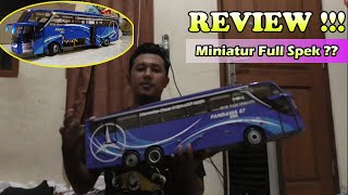 WOWWW ... ‼ REVIEW Miniatur Bus PANDAWA 87 Jetbus 3  Tronton Full Spek - Strobo Nyala 5 Mode ???