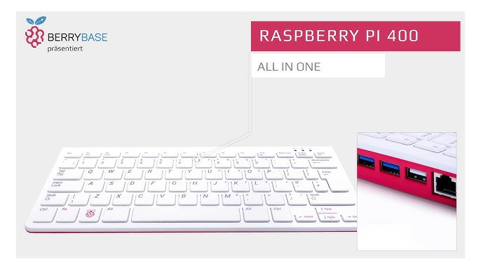 Raspberry Pi 400: New All-in-One Pi! 