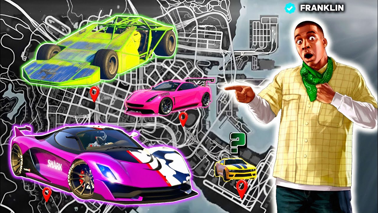 ¡UBICACIÓN de TODOS los Autos SECRETOS de GTA 5 en 3 MINUTOS! (Modo Historia)