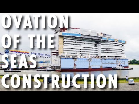 Ovation of the Seas Preview ~ Behind-the-Scenes: Construction Countdown ~ Royal Caribbean Int'l