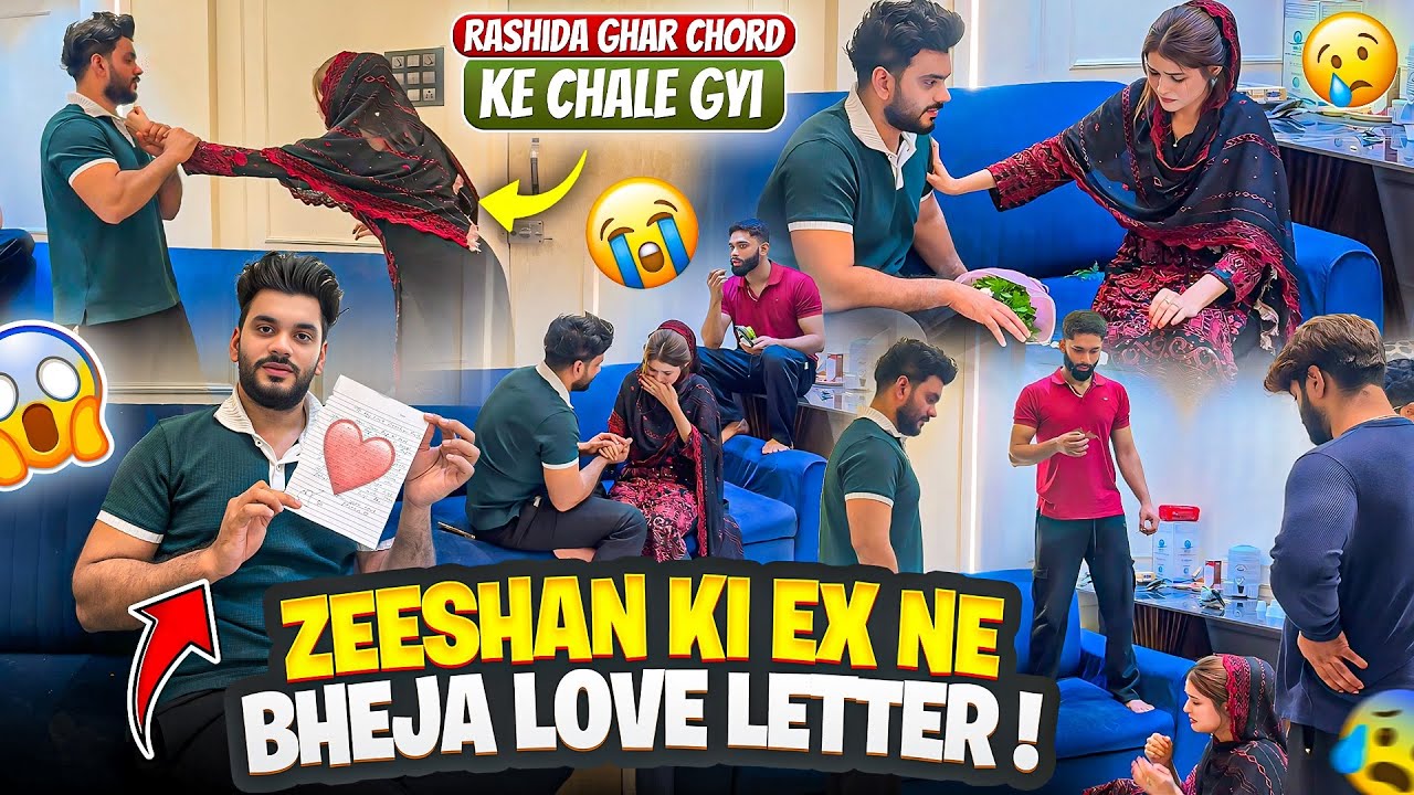 Zeeshan Ki Ex Ne Bheja Love Letter 😱  Rashida Ghar Chord Ke Chale gyi🥺| Fokats | Abresh & Zeeshan