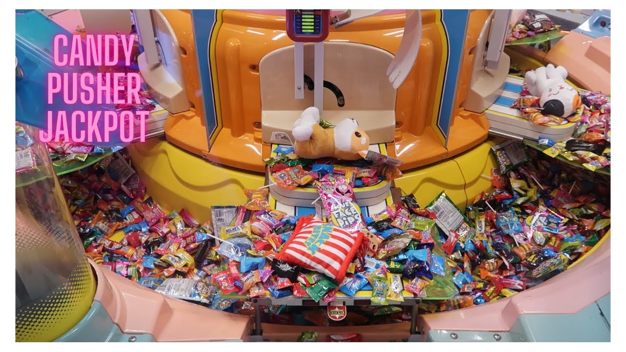 Выиграйте джекпот в аркадном автомате! Сладости от BIG SWEET LAND: плюшевые игрушки, шоколад, лед...