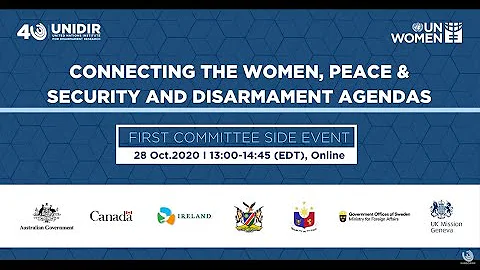 Connecting The Women, Peace & Security And Disarmament Agendas