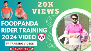 foodpanda rider training new video 2024