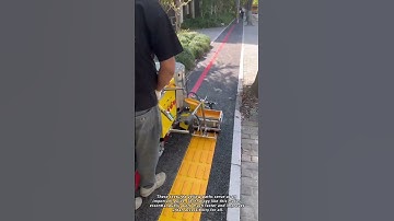 How Sidewalk Guide Paths for the Blind Are Made