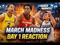 March Madness Day 1 REACTIONS | 2026 MARCH MADNESS