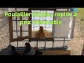 Poulailler simple rapide  prix raisonable