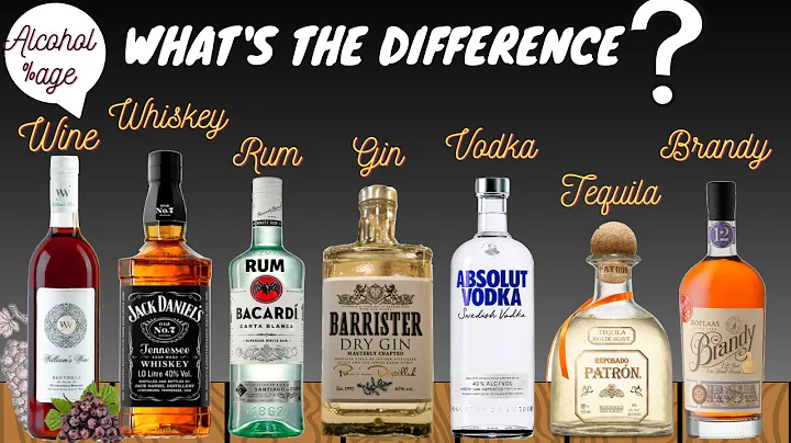 Difference between Alcoholic Beverages: Wine/Whiskey/Rum/Gin/Vodka ...