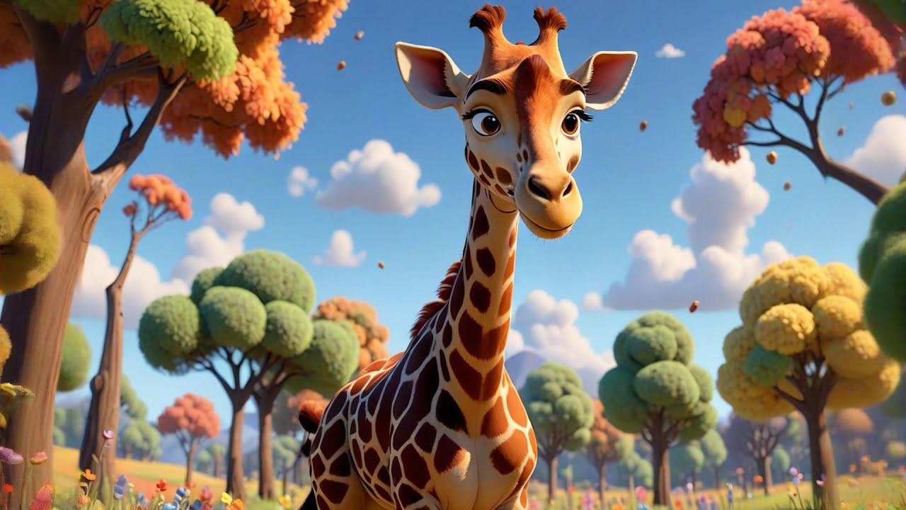 The Giraffe Who Loved to Draw | Creative Kids Songs | Nursery Rhymes & Learning