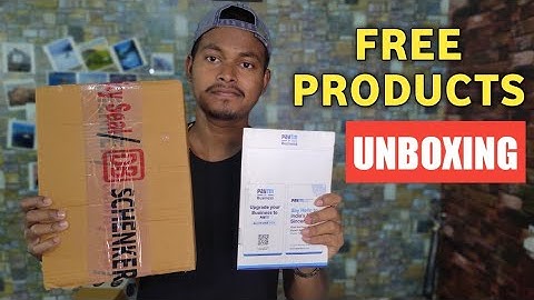 Paytm for Business QR Codes Unboxing & Free Nikon Product UNBOXING