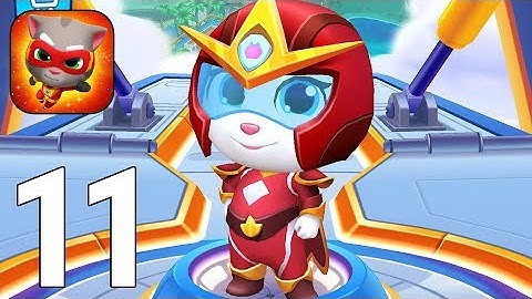 Talking Tom Hero Dash Gameplay Walkthrough Part 11 - Fire Arrow Angela [iOS/Android Games]