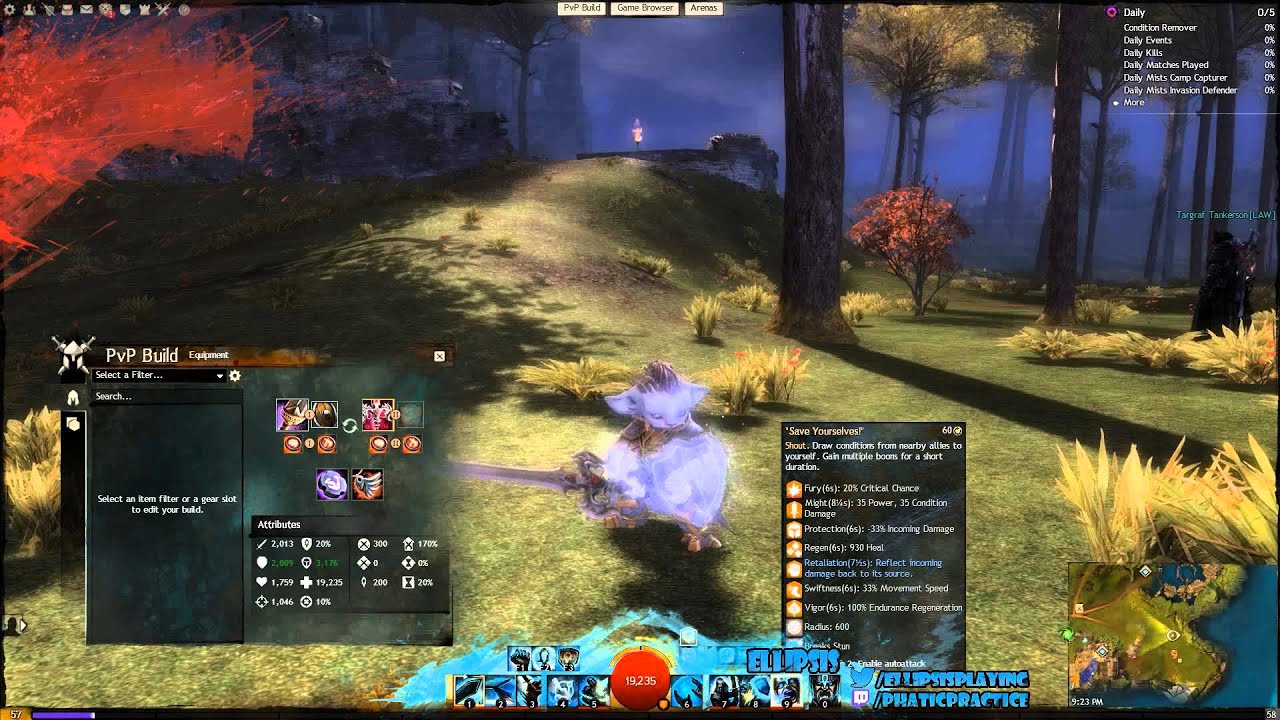 Guild Wars 2 Guardian "Sword N' Board" PvP Build YouTube