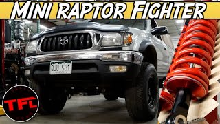 Here's How I Turned Our 19 Year Old Tacoma Into A Tiny Raptor! Baby Yota Ep.8