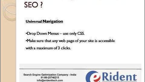 How site navigation helps SEO ?
