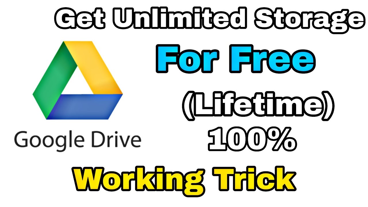 unlimited storage google drive cost