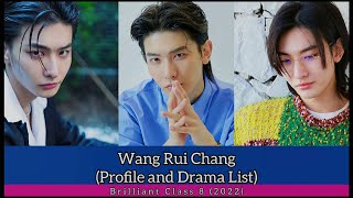 Wang Rui Chang 王瑞昌 (Profile and Drama List) Brilliant Class 8 (2022)
