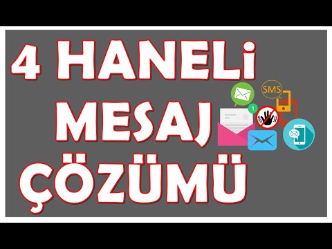 4 Haneli Numaralara Mesaj Atamıyorum * KESİN ÇÖZÜM * Detaylı Açıklama