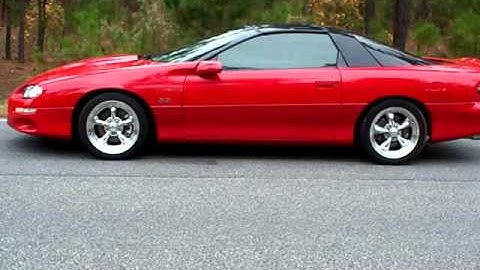 2002 camaro ss burnout