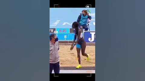 Fatima Diame 😱 Long Jumper -She is So Pretty #beautifulathletes #sports #woman #paris2024