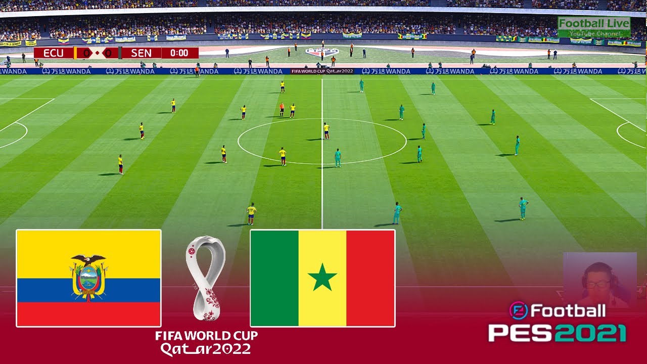Ecuador vs Senegal FIFA World Cup Qatar 2022 - Group A Watch Along and eFootball21 Gameplay