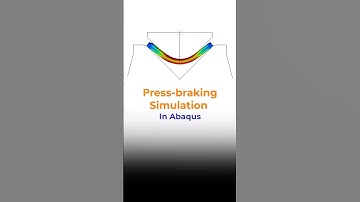 Cold Forming Press Simulation in Abaqus#abaqustutorial #abaqus