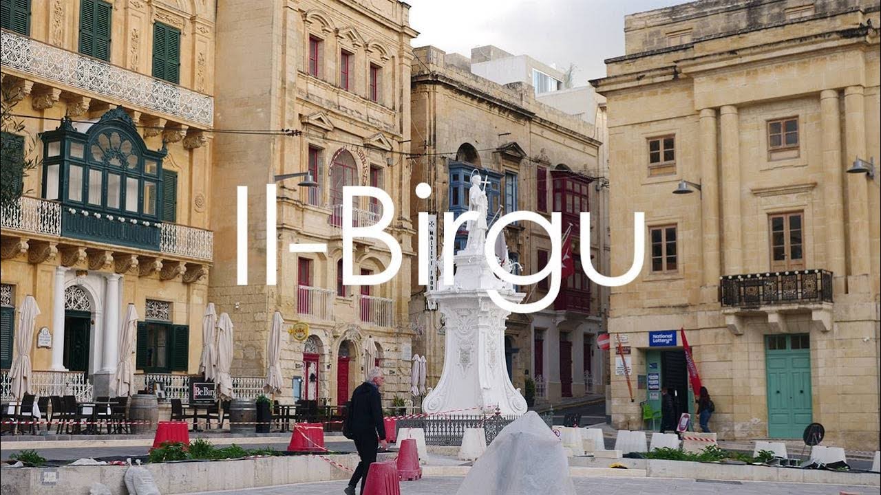 Il-Birgu Malta- 4K UHD - Virtual Trip