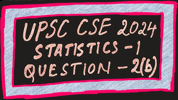 UPSC CSE Mains 2025 Paper-1 - 2(b) Solution| Characteristic Function of Normal r.v. | RitwikMath